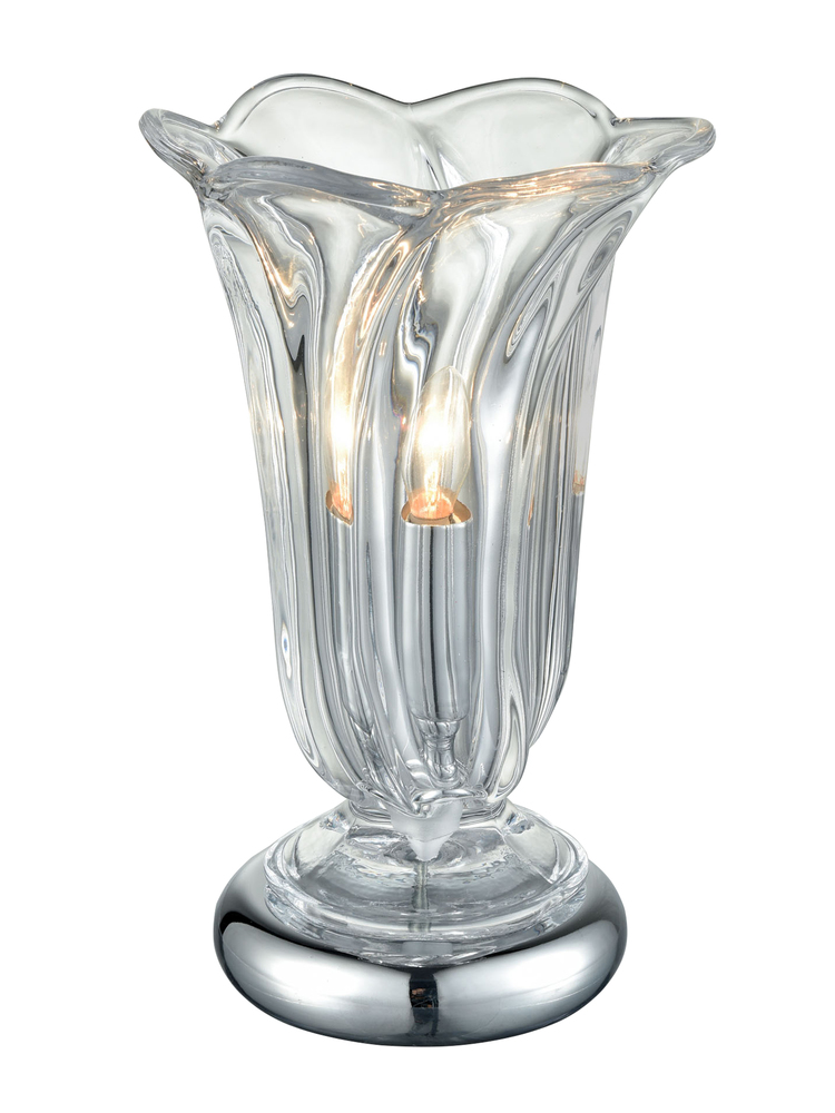 Orbicular Crystal Uplight Accent Lamp