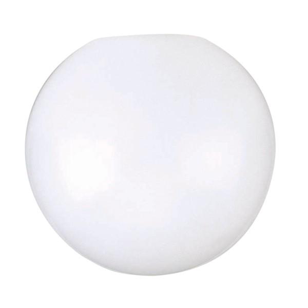 Neckless Poly Globe Shade; 18 inch Diameter; 5-1/4 inch Opening; White