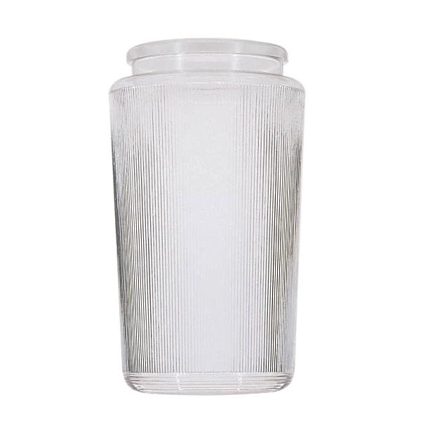 Lexan Prismatic Cylinder; 3-1/4 inch Fitter; 8-1/2 inch Height; 3-3/4 inch Diameter