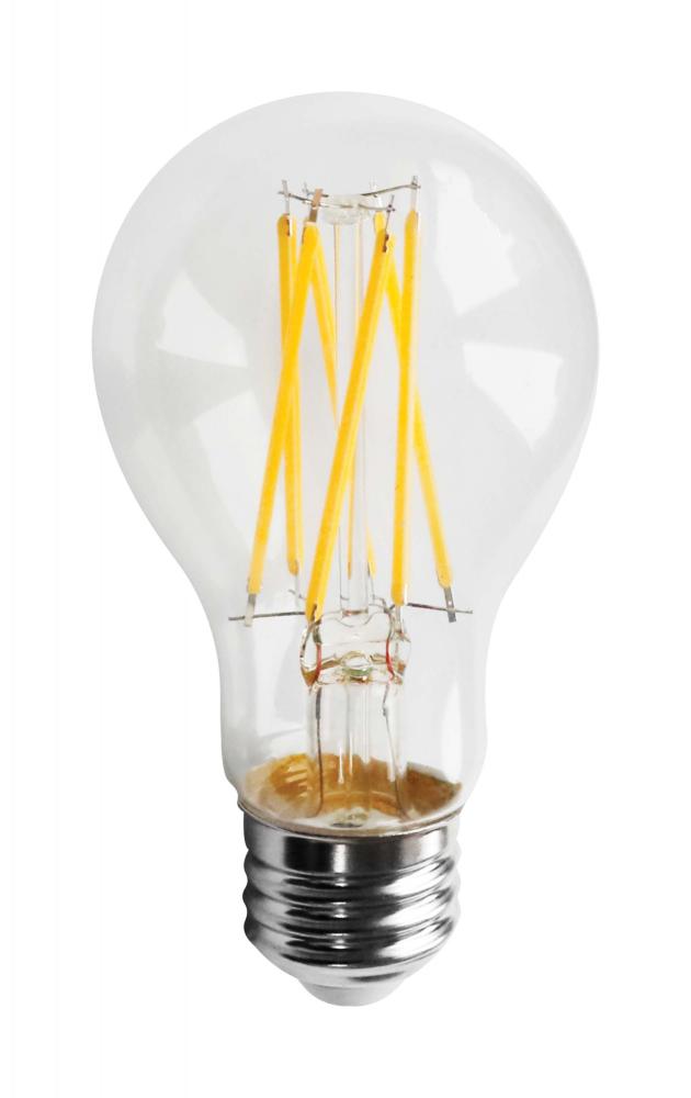 11 Watt; A19 LED; Clear; 2700K; Medium base; 120 Volt