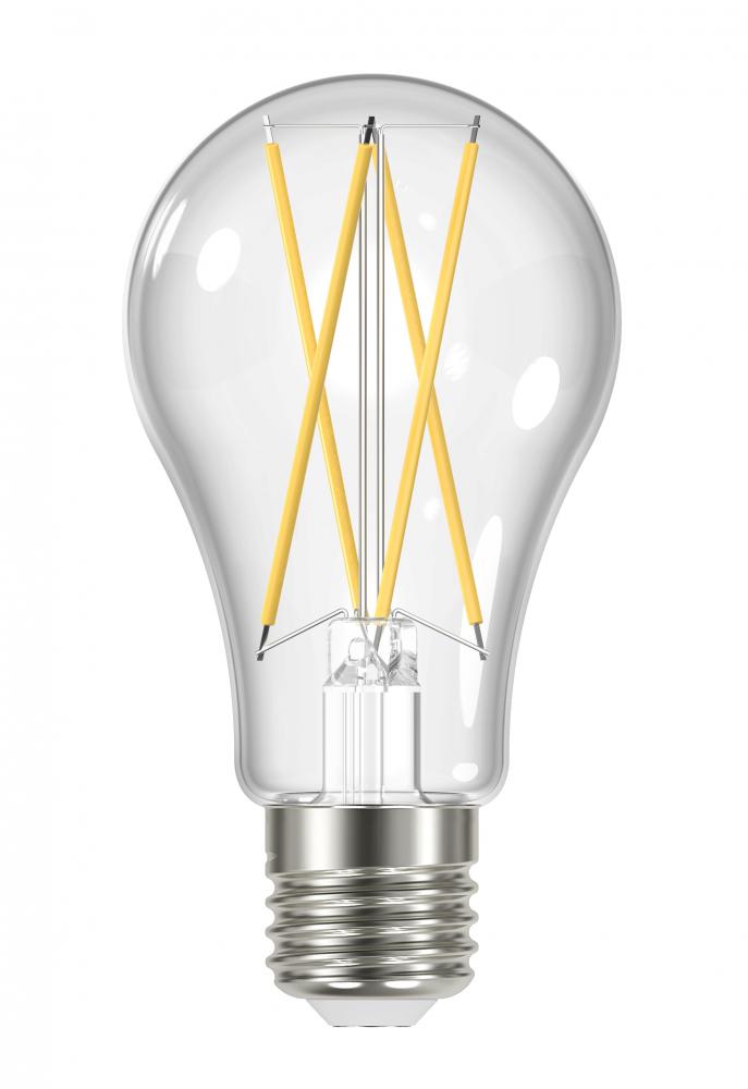 12 Watt A19 LED; Clear; Medium base; 4000K; 120 Volt