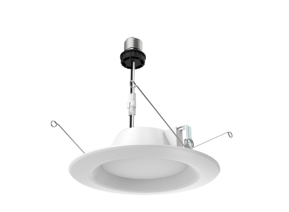 9.8 watt LED Downlight Retrofit; 5 - 6"; 2700K; Dimmable; 120 volts