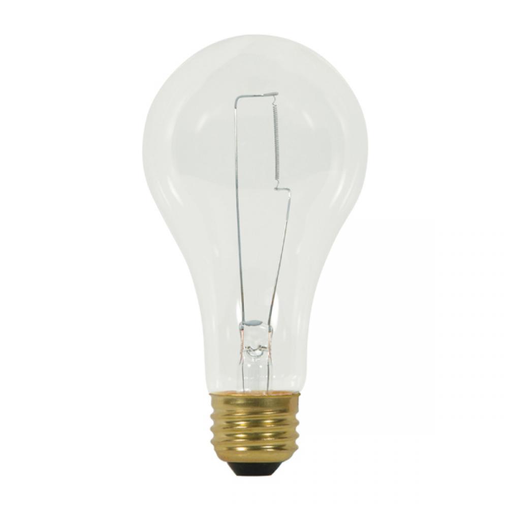 200 Watt A23 Incandescent; Clear; 2500 Average rated hours; 2900 Lumens; Medium base; 120 Volt