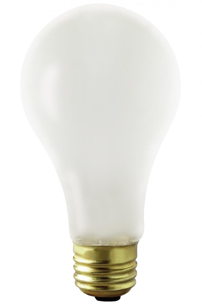 75 Watt A21 Incandescent; Frost; 2500 Average rated hours; 700 Lumens; Medium base; 130 Volt;