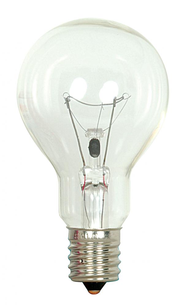 60 Watt A15 Incandescent; Clear; 1000 Average rated hours; 700 Lumens; Intermediate base; 130 Volt
