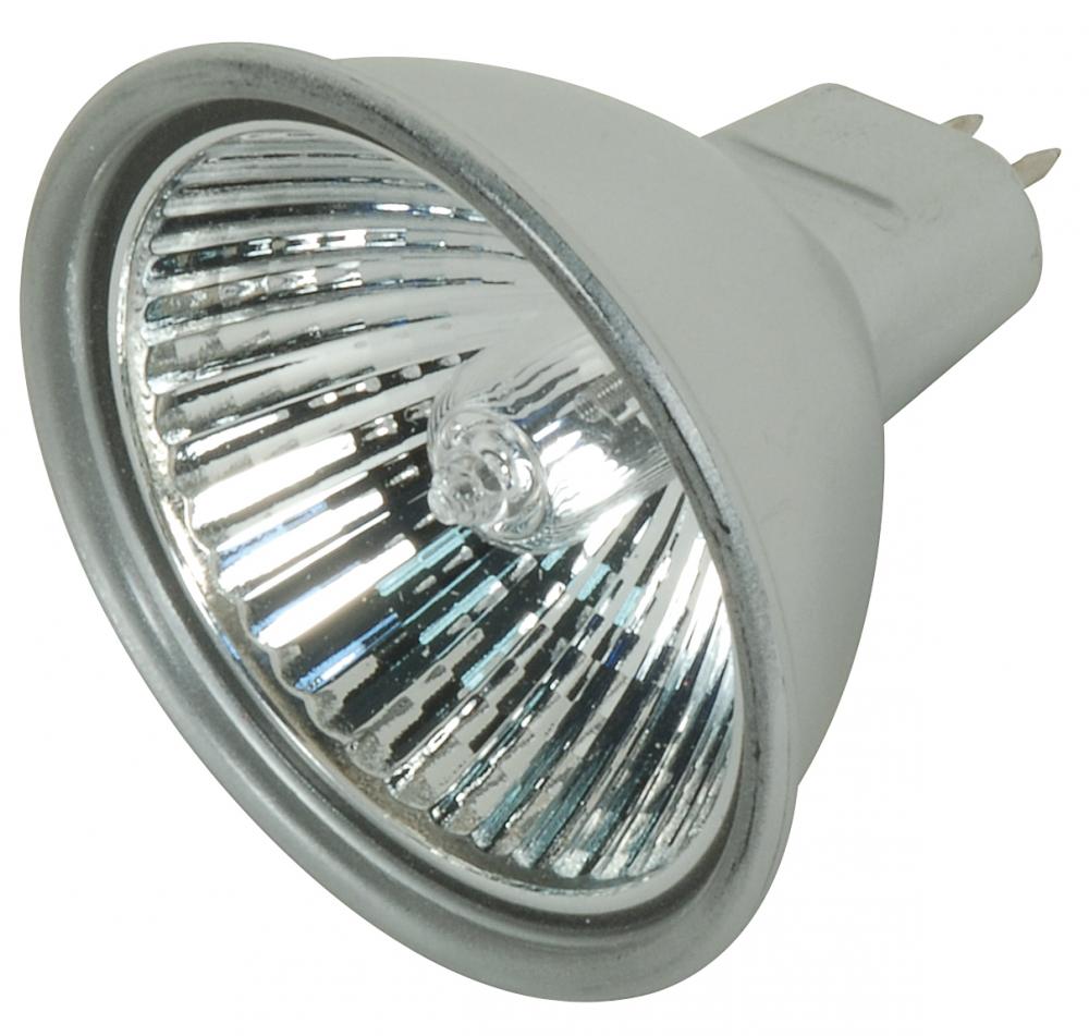 35 Watt; Halogen; MR16; FMW; 3000 Average rated hours; Miniature 2 Pin Round base; 12 Volt