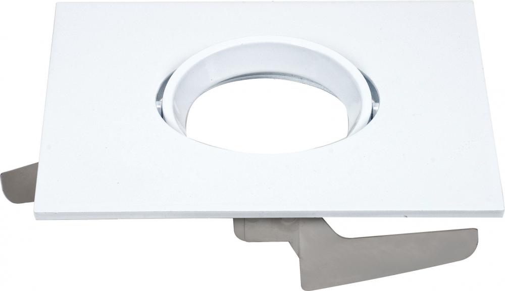 Freedom Square 5"/6" Gimbal Trim Option For 5"/6" Base Unit; White Finish
