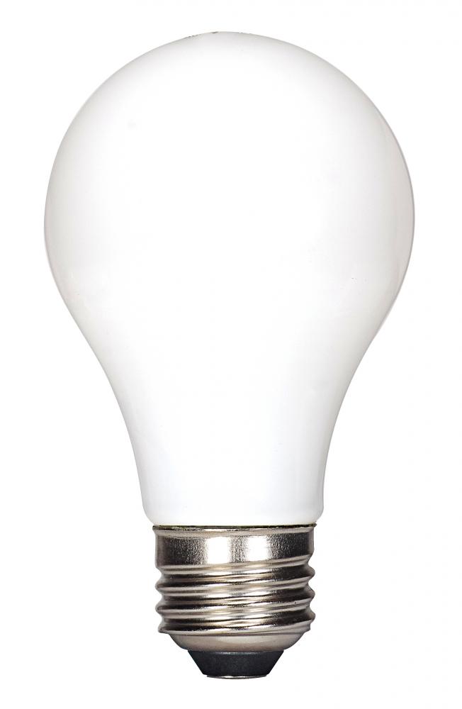 4.5 Watt A19 LED; Soft white finish; Medium base; 2700K; 450 Lumens; 120 Volt
