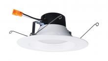 Satco Products Inc. S11801 - 9 watt LED Downlight Retrofit; 5-6"; Adjustable Color Temperature; 120V; Dimmable