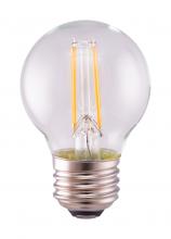 Satco Products Inc. S12103 - 5.5 Watt G16 1/2 LED; Clear; Medium base; 3000K; 500 Lumens; 120 Volt