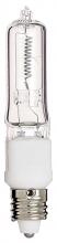 Satco Products Inc. S3109 - 250 Watt; Halogen; T4 1/2; Clear; 2000 Average rated hours; 4200 Lumens; Mini Candelabra base; 120