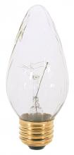 Satco Products Inc. S3376 - 60 Watt F15 Incandescent; Clear; 1500 Average rated hours; 620 Lumens; Medium base; Vibration