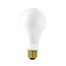 Satco Products Inc. S3957 - 200 Watt A23 Incandescent; Frost; 2500 Average rated hours; 2780 Lumens; Medium base; 120 Volt
