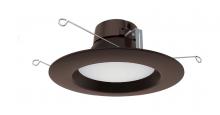 Satco Products Inc. S39848 - 10.5 watt LED Downlight Retrofit; 5"-6"; 3000K; 120 volts; Dimmable; Bronze Finish