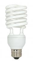 Satco Products Inc. S6284 - 23 Watt; Mini Spiral Compact Fluorescent; 3500K; 82 CRI; Medium base; 120 Volt; 3-pack