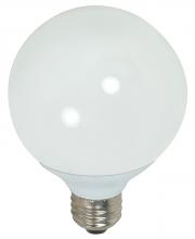 Satco Products Inc. S7305 - 15 Watt; G25 Compact Fluorescent; 4100K; 82 CRI; Medium base; 120 Volt