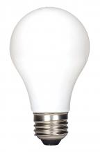 Satco Products Inc. S9825 - 6.5 Watt A19 LED; Soft white finish; Medium base; 2700K; 720 Lumens; 120 Volt