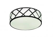 AFX Lighting, Inc. HVNF17LAJUDBK-BB - HAVEN 17'' FLUSHMOUNT LED 30W 120-277V-Black