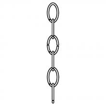 Generation Lighting 9100-12 - Steel Chain in Black Finish