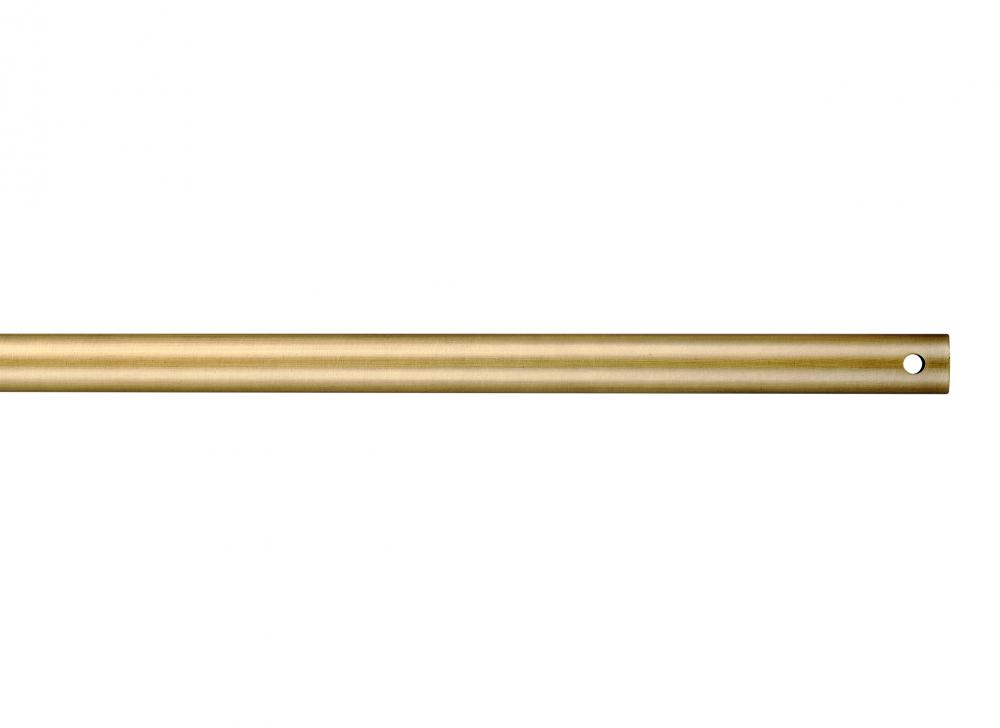 24" Downrod in Hand Rubbed Antique Brass