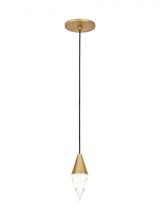 Visual Comfort & Co. Modern Collection 700TRSPTRT1RNB-LED930 - Turret 1 Light Pendant