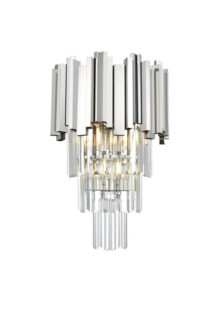 Willow 12 inch Wall Sconce in Chrome
