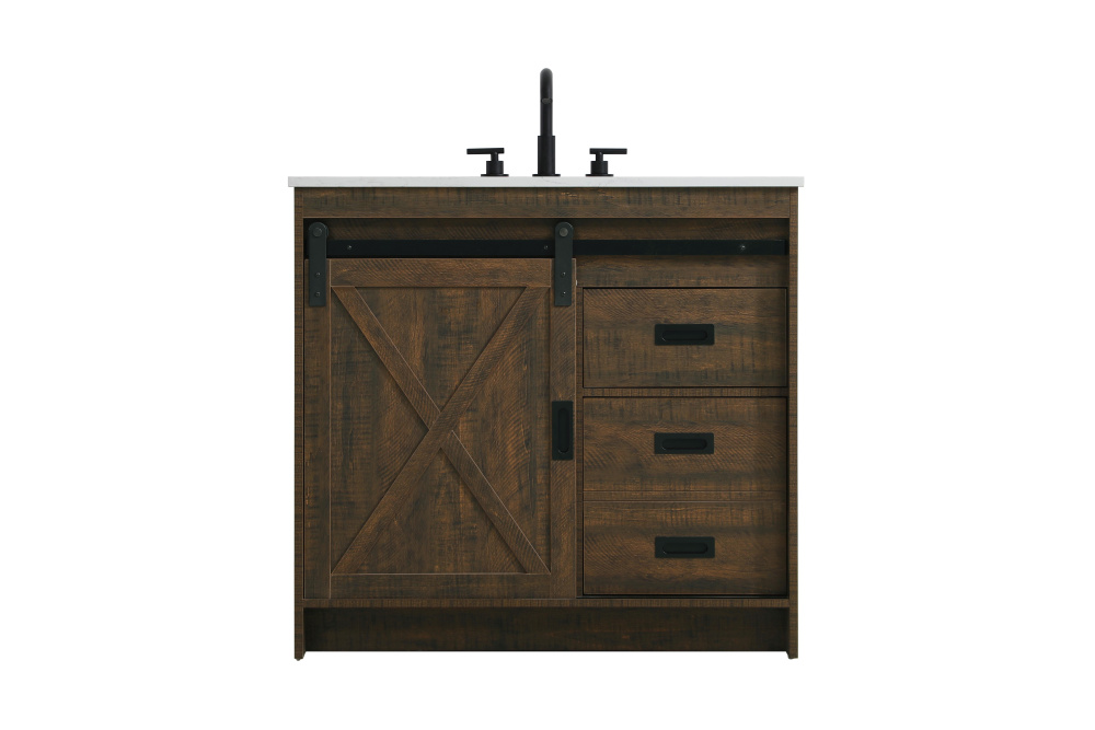 Austin 36 inch Single Bathroom Vanity in Expresso