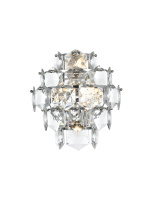 Elegant 1050W15C - Adaline 14 inch Wall Sconce in Chrome