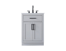 Elegant VF29724GR - Alden 24 inch Single Bathroom Vanity in Grey
