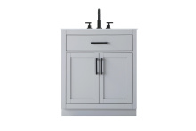 Elegant VF29730GR - Alden 30 inch Single Bathroom Vanity in Grey