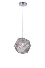 Elegant PD2048 - Kronos 1 Light Chrome Pendant