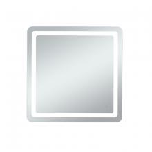 Elegant MRE33636 - Genesis 36in x 36in soft edge LED mirror