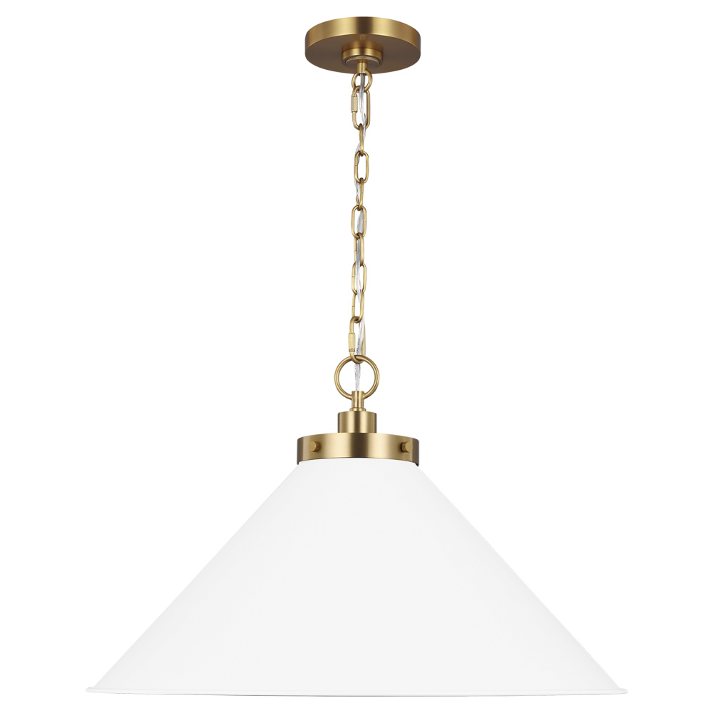 Wellfleet Wide Cone Pendant