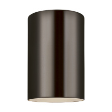 Visual Comfort & Co. Studio Collection 7813897S-10 - Outdoor Cylinders Small LED Ceiling Flush Mount