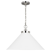 Visual Comfort & Co. Studio Collection CP1311MWTPN - Wellfleet Wide Cone Pendant