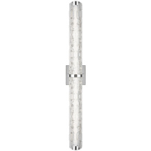Visual Comfort & Co. Studio Collection WB1879CH-L1 - Cutler 36" Staggered Glass LED Vanity