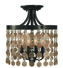 Framburg 2482 AB - 4-Light Antique Brass Naomi Flush / Semi-Flush Mount