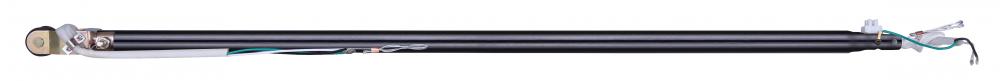 Downrod, 36inch BK Color, for CP48DW, CP56DW, CP60DW, With 67inch Lead Wire and Safety Cable