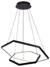 Canarm LCH192A24BK - CAPRI 1 Light Chandelier